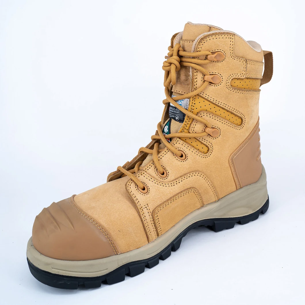 Steel Toe Men′ S Protection Sports Hiking Wear Genuine Leather TPU Protect Industrial Booties Working Safety Work Shoes