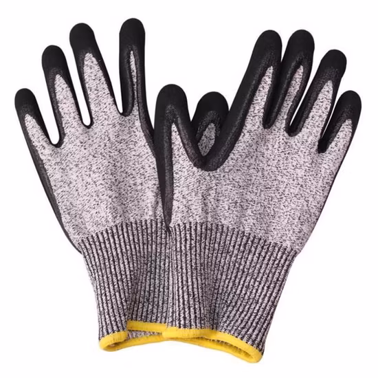 Test Reported Foam Nitrile Coated En 388 4342 Cut Resistant Maxiflex Safety Work Gloves
