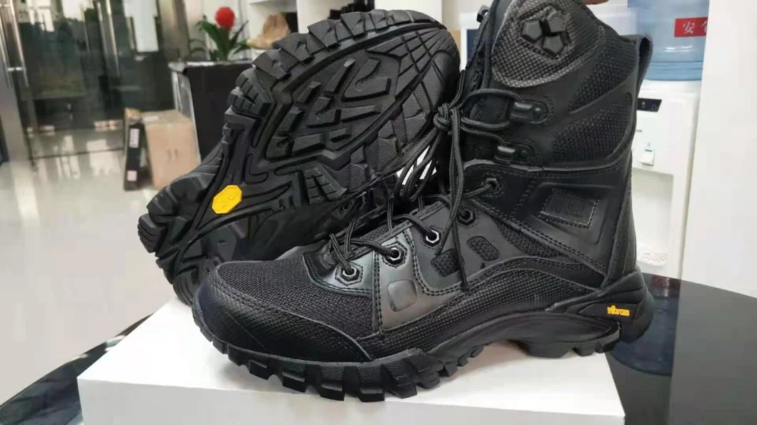 Army Military Outdoor Boot Vibram Genuine Leather Safety Shoes