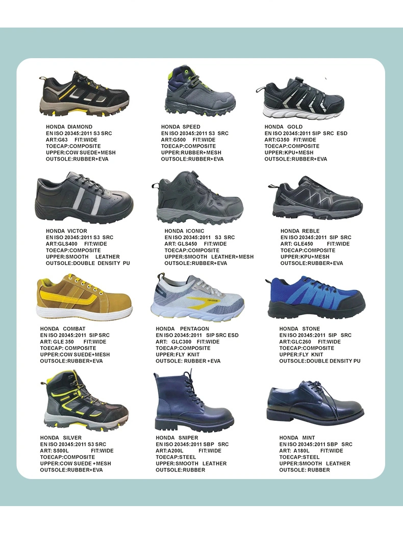 Men′s Low Cut Water Proof Industrial Work Footwear Protection Safety Shoes