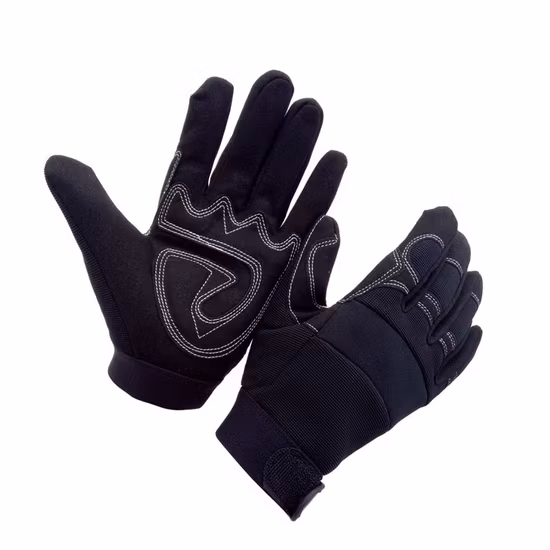 Guanti da meccanico con palmo interessato e grip in silicone