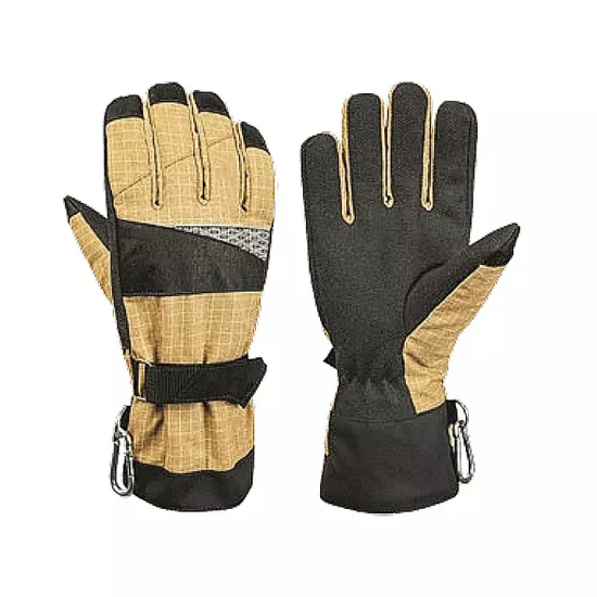 I guanti Firefighter′ S con pellicola traspirante in fibra aramidica e materiali siliconici antiscivolo proteggono efficacemente la sicurezza delle mani